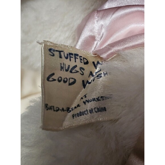 Build-A-Bear White Teddy Bear With Authentic Pink Outfit Plush 13" Stuffed Toy - Picture 12 of 12